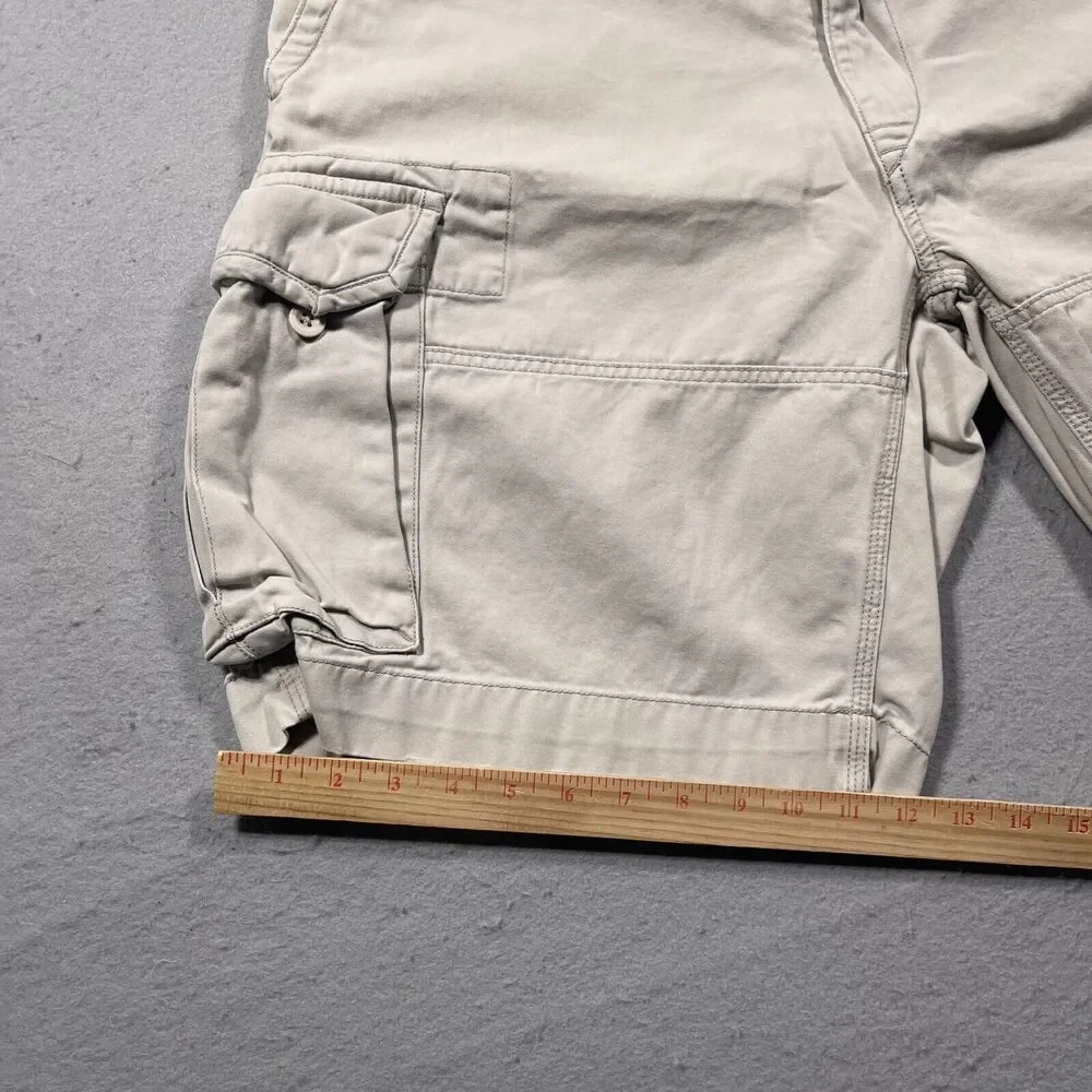 Polo Ralph Lauren Cargo Shorts Men 38 Beige‎ Relaxed Beige Khaki Outdoors